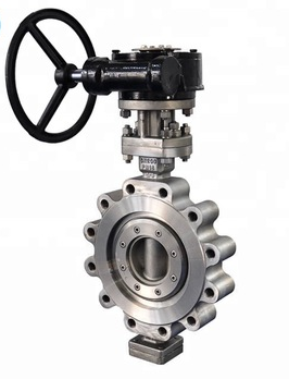 High performance metal seat  pneumatic electric actuated lug butterfly valve