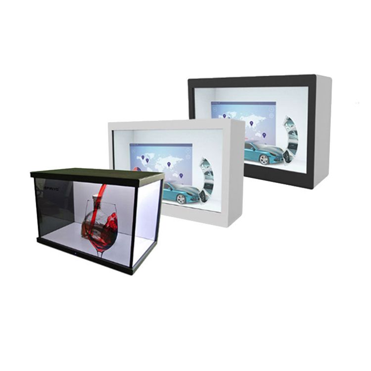 Transparent LCD Showcase 32 Inch Transparent Digital Display Signage