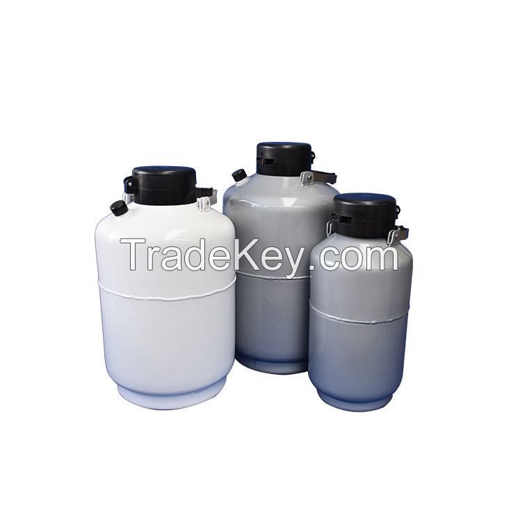 Aluminum Vaccum YDS Semen Storage Cryogenic Liquid Nitrogen Tank