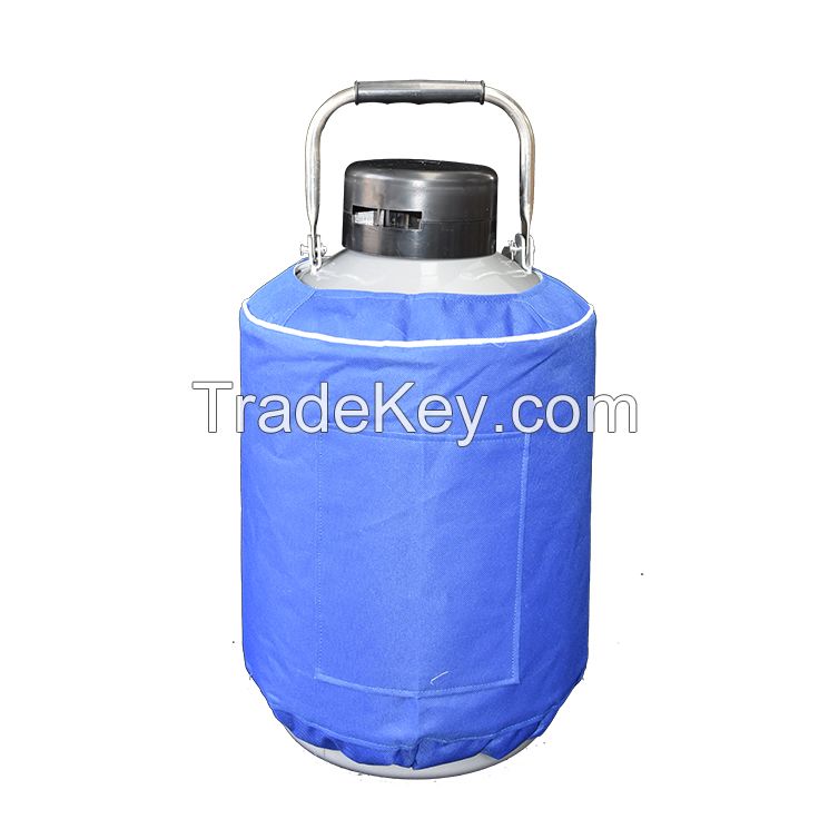 Aluminum Vaccum YDS Semen Storage Cryogenic Liquid Nitrogen Tank