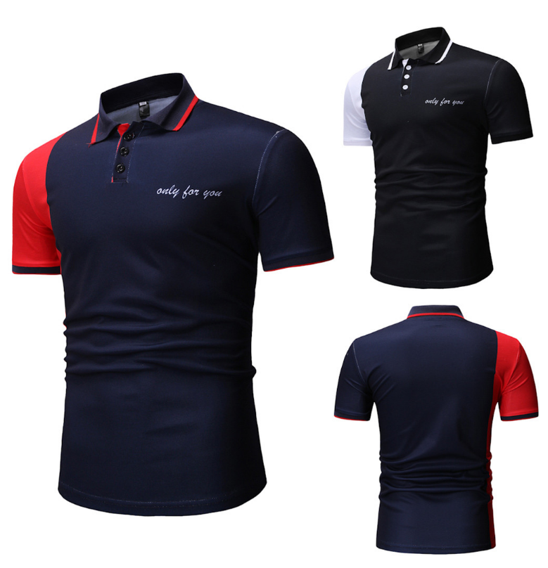 cotton pique men&#039;s golf polo t-shirt with OEM service custom embrodiery logo and label