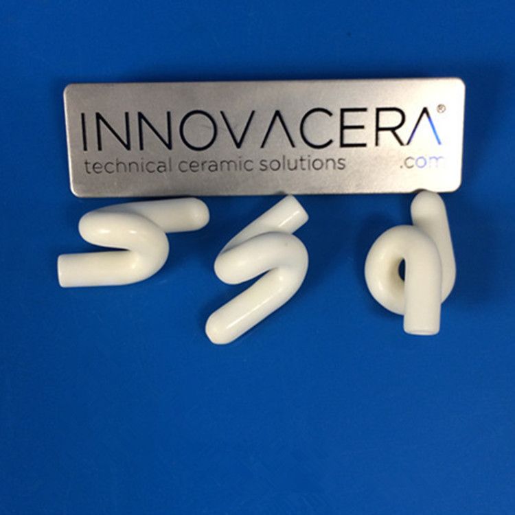 INNOVACERA High Corrosion Resistant Pig Tail Guides for Textile Ceramic 