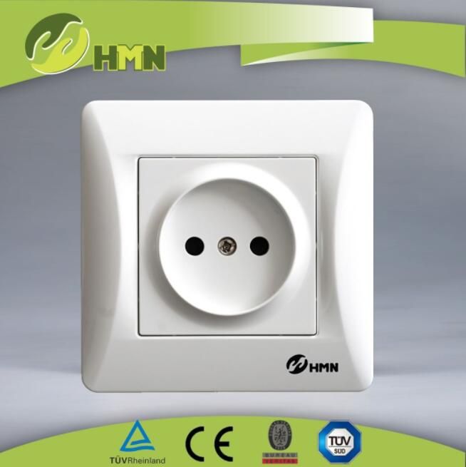 TUV Ce European Standard 1 Gang Russian Socket 2 Pin