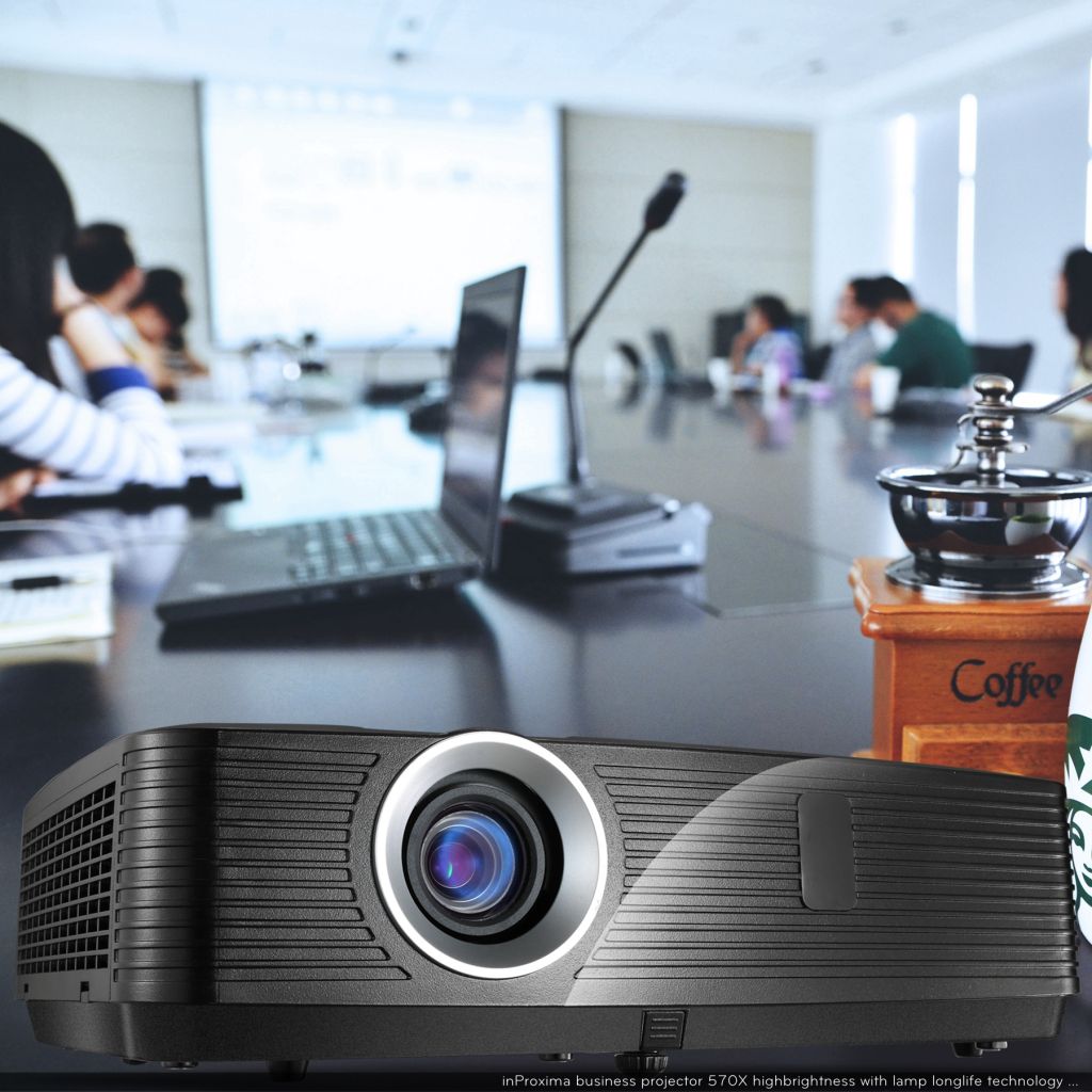 Enjoy become simple, INPROXIMA 570X projector take you into large projection screen better than mini projector