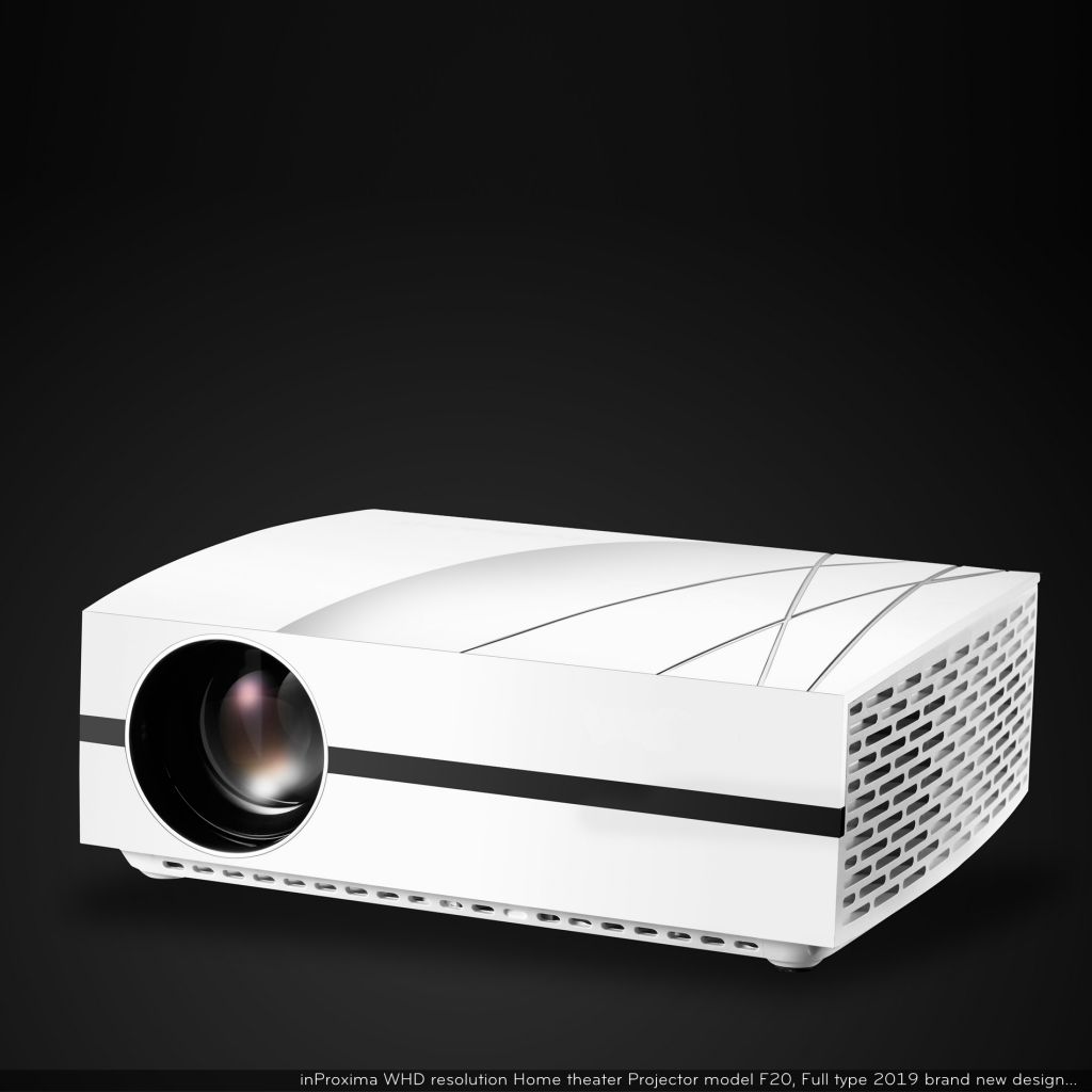 inProxima F20 projector 1280*800P resolution projector, with android os 6.01use for home cinema