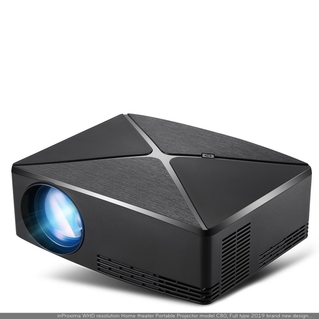 top sale model inProxima C80 mini led portable projector native 1280x720P, HD READY class better than laser Projector