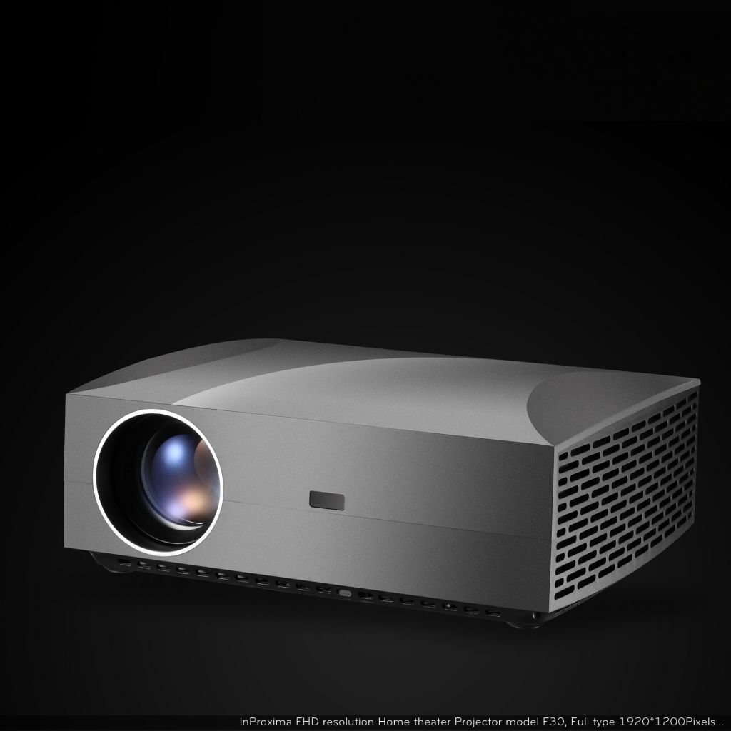 inproxima 5.8inches model F30 4200lumens full hd 1080P portable best home cinema projector in 2019