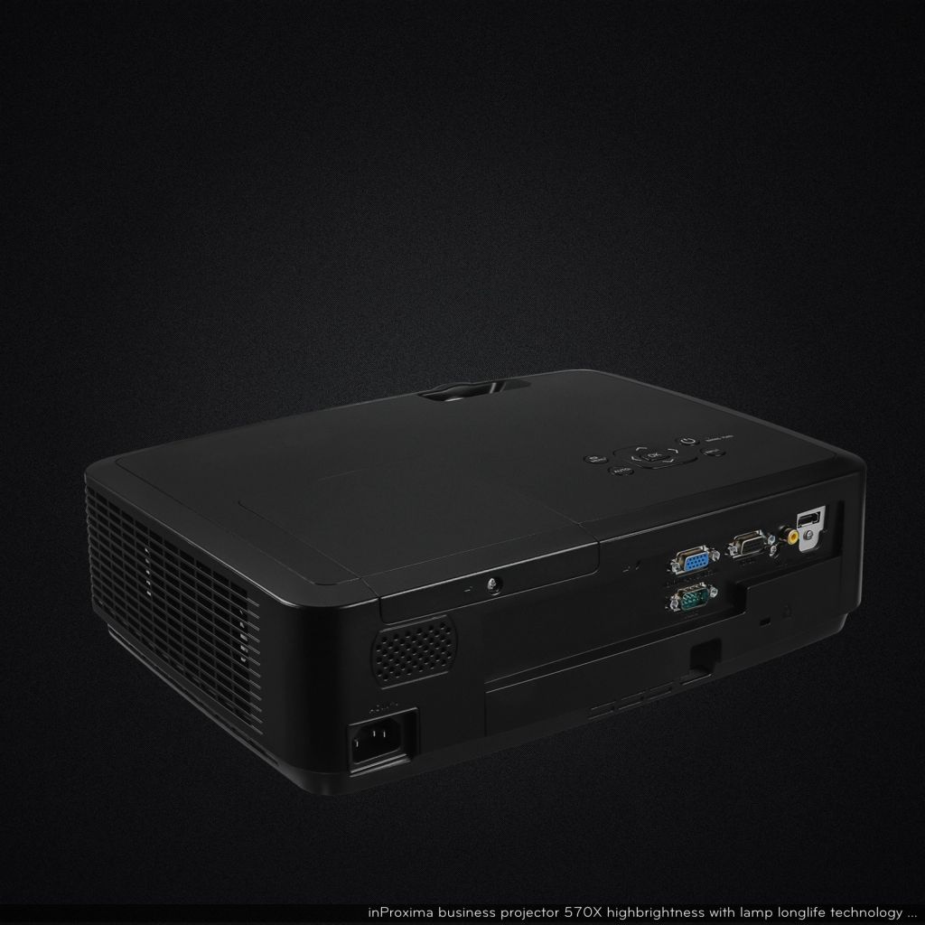 Enjoy become simple, INPROXIMA 570X projector take you into large projection screen better than mini projector