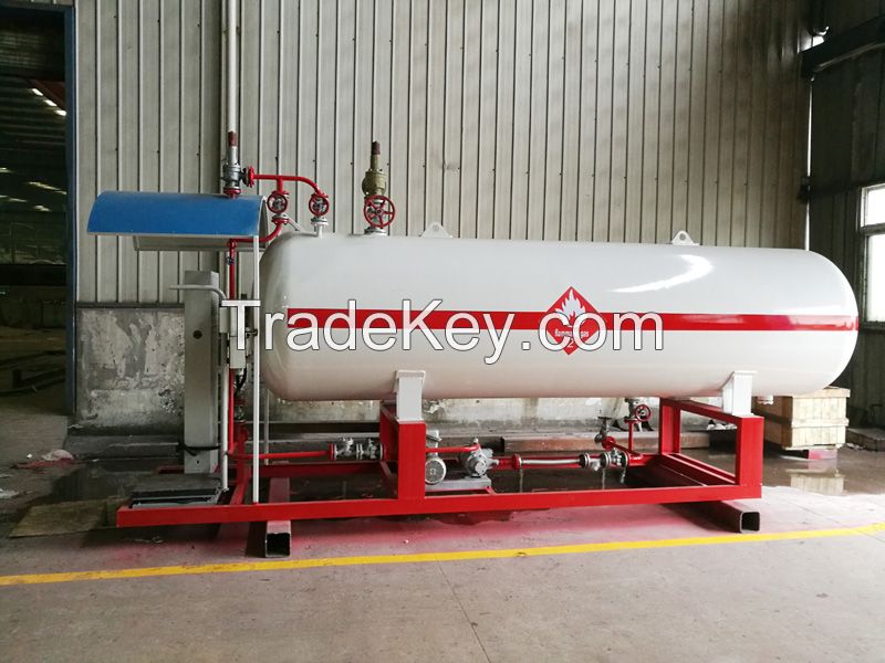 10CBM LPG Skid Mobile Gas Station