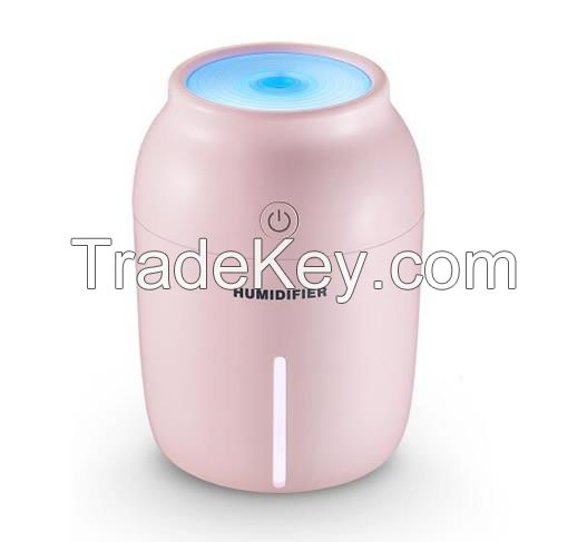 230ml Ultrasonic Mini USB Air Humidifier with LED Night Light