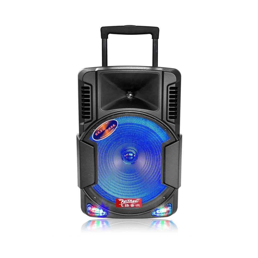 8inch promotional trolley speaker with ball light popular in india market