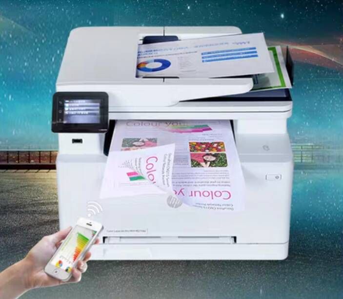 Color laser printing one-in-one machine, photocopying, scanning, fax, double-sided office, home M180n