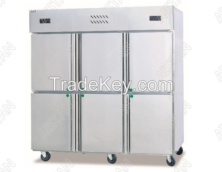 jamor Six door freezer, commercial display cabinet, cold storage cabinet, freezer, hotel kitchen, six door refrigerator, commercial