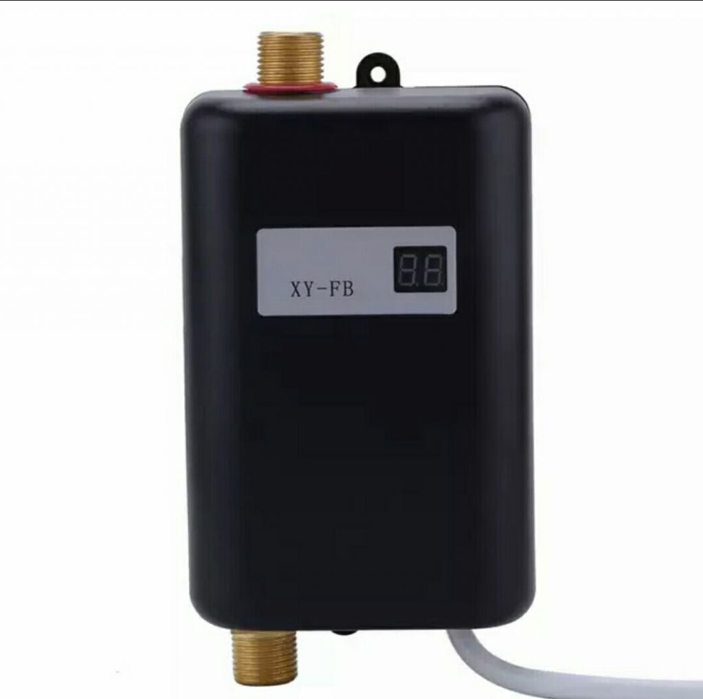 3400W Electric Water Heater Instant Tankless Water Heater 110V/220V 3.8KW Temperature display Heating Shower Universal