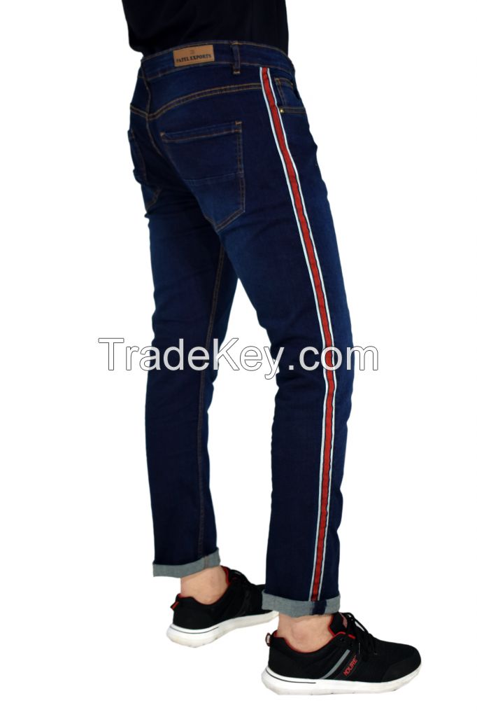 Red Side Stripe Jeans