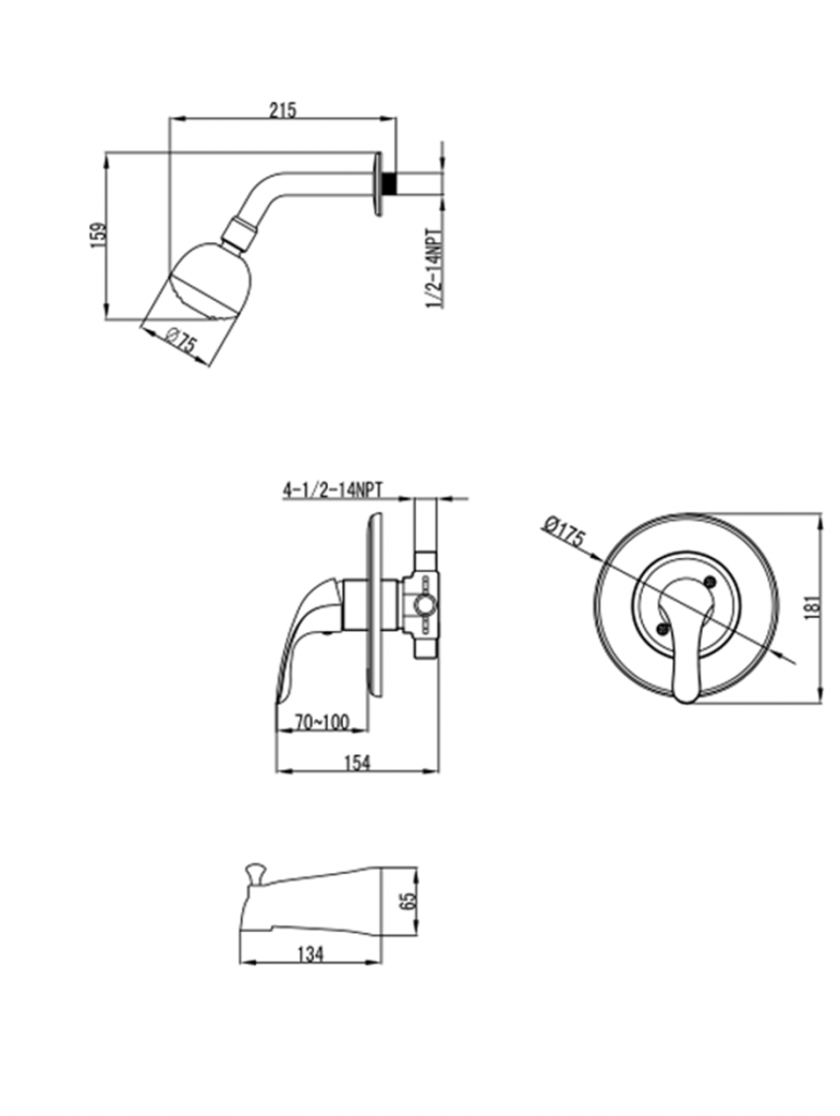 Single Handle lavatory Faucet