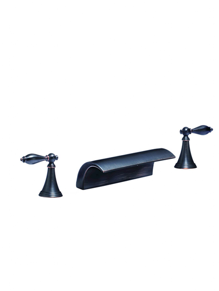 Two Handle Wide Spread Bath Faucet