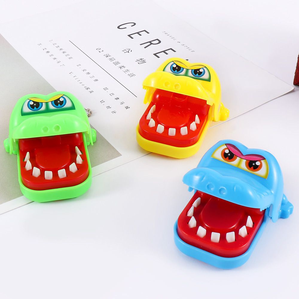  Crocodile Mouth Dentist Bite Finger Game Funny Gags Toy For Kids Play Fun