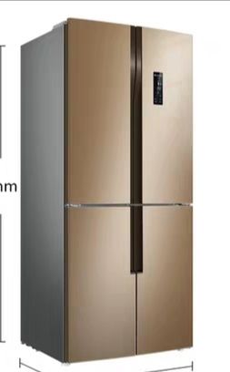 cross double-door household air-cooled four-door refrigerator