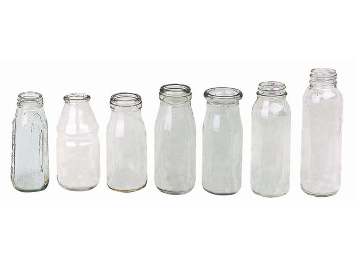 milk bottles