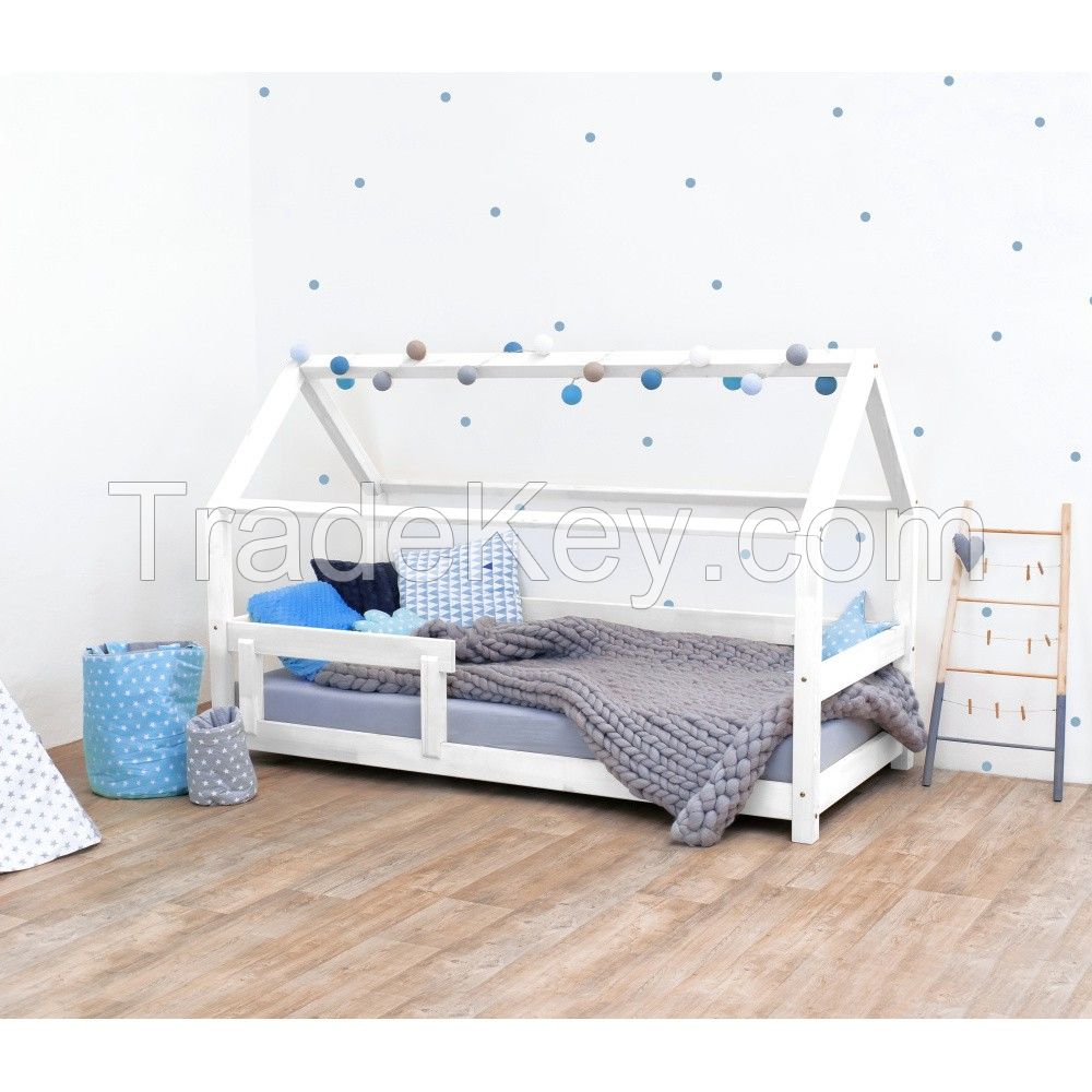 No.1318 solid wood Kids house bed for baby furniture