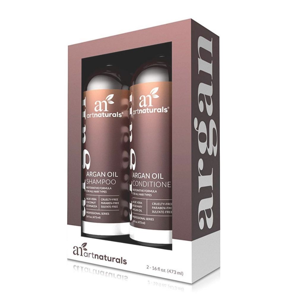 ArtNaturals Organic Moroccan Argan Oil Shampoo and Conditioner Set