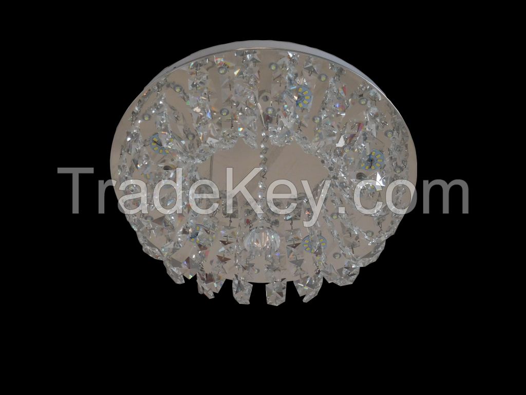 led crystal ceiling lamp