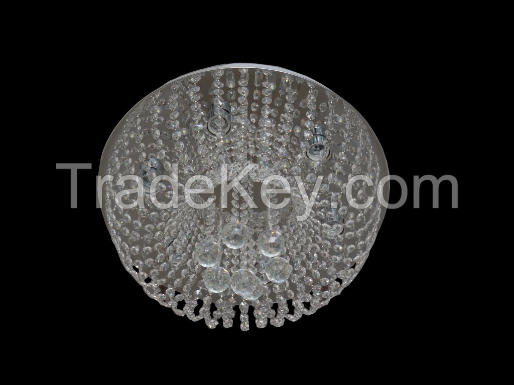 led crystal ceiling lamp