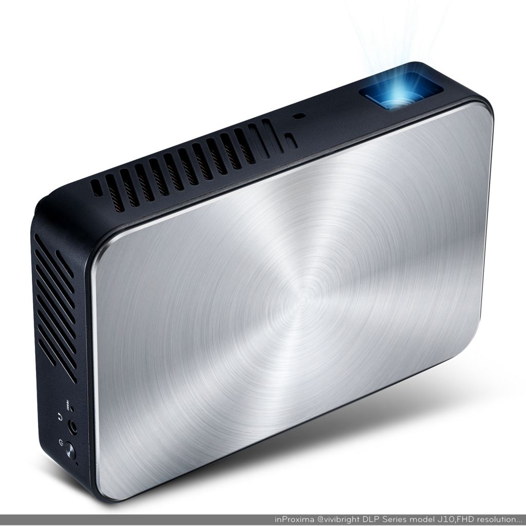 inProxima J10 mini portable LED projector with 8, 000mAh Battery, 880 lumens brightness full hd better than LCD projector