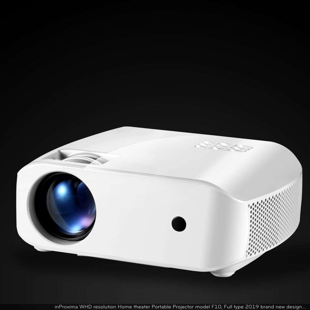 inProxima F10UP, MOBILE ANDROID TV PROJECTOR, 720P Best portable video Projector in 2019, 2800 White Bright