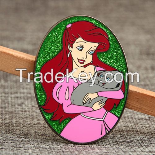 Mermaid Ariel Custom Pins No Minimum