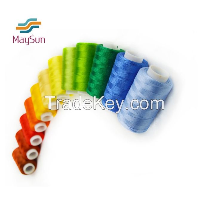 100% spun polyester sewing thread