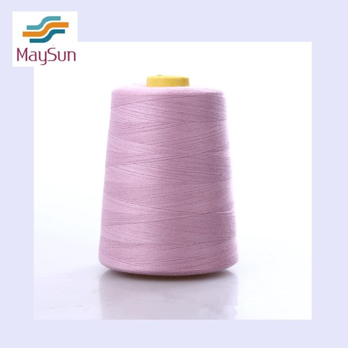 100% spun polyester sewing thread