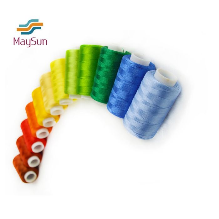 100% spun polyester sewing thread