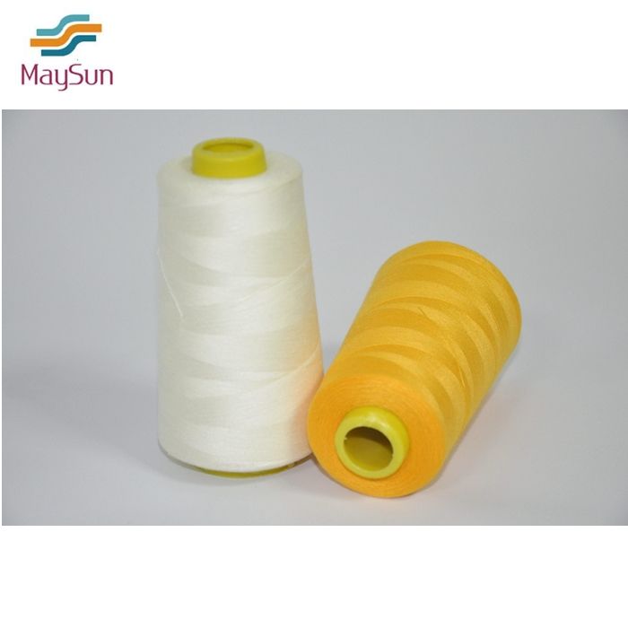 100% spun polyester sewing thread