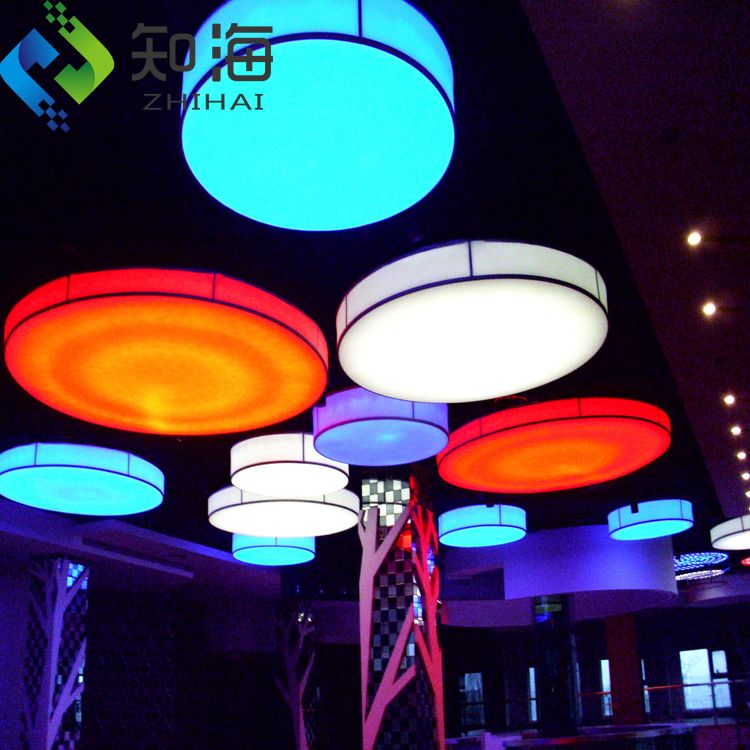 led light box uv print pvc stretch ceiling film