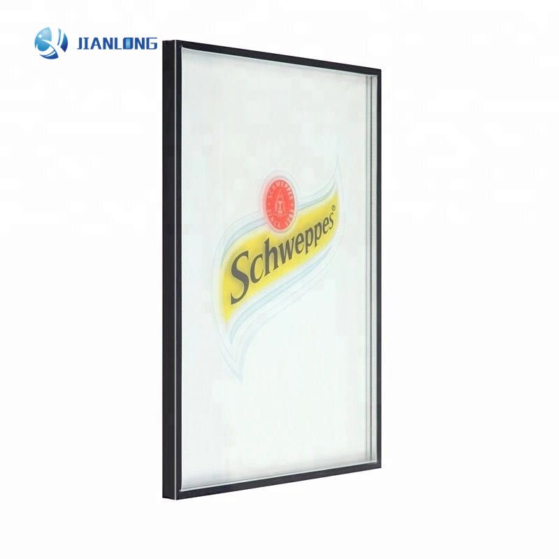 freezer part new design LED glass door for beverage refrigerator