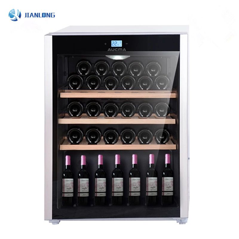 popular glass door for wine cooler with aluminium frame