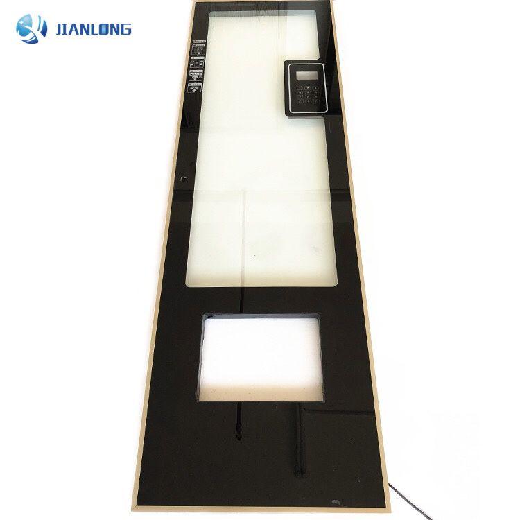 Vending Machine Tempered Glass with Screen Printing