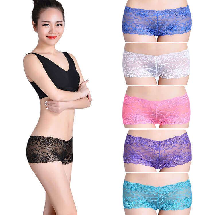 New Style Sexy Lace Panties Women Fashion Cozy Lingerie Pretty Briefs