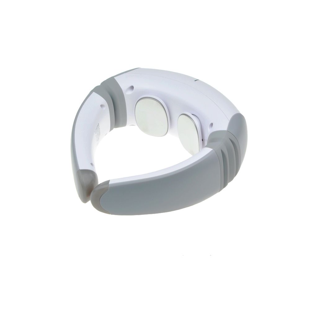 Newest Circular White Electronic Magnetic Effect  Intelligence Neck Massager