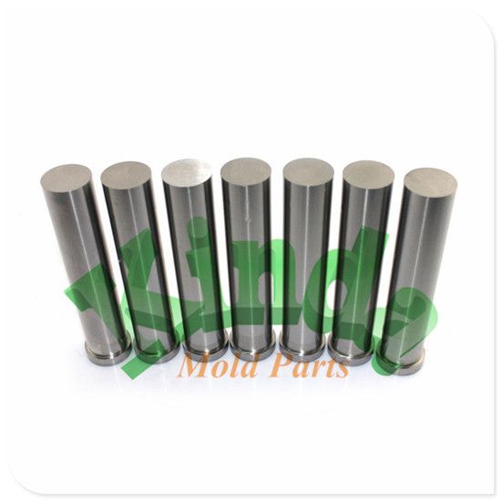 High Precision ISO 8020 punch with cylindrical head, high quality piercing punch for auotomotive components, High speed steel round punch for die press mold parts