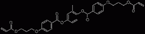 1, 4-Bis-[4-(3-acryloyloxypropyloxy)benzoyloxy]-2-methylbenzene