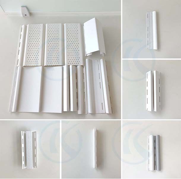 High Quality White American Style PVC Perforated Panel Exporter 