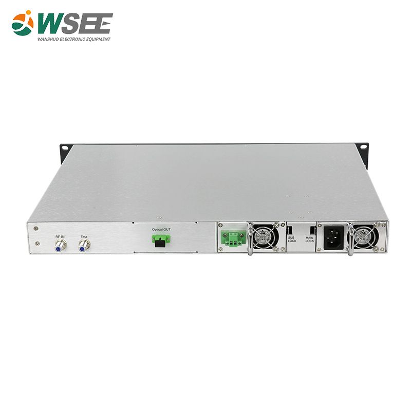 Fiber optic catv 1550 transmitter 25km dual fiber transmitter