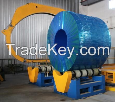 Wide steel, Aluminum Coil Packing Machine