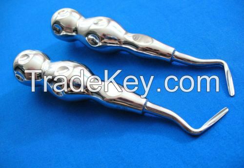 English Pattern Grooved Handle Luxating Apical Root Elevators Kit