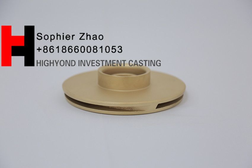 OEM bronze closed type centrifugal pump impeller