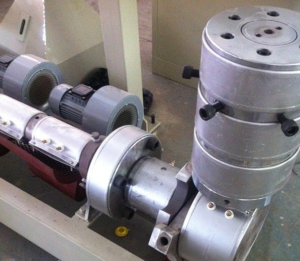 Single screw double head film blowing machine, PE film exrtruder price