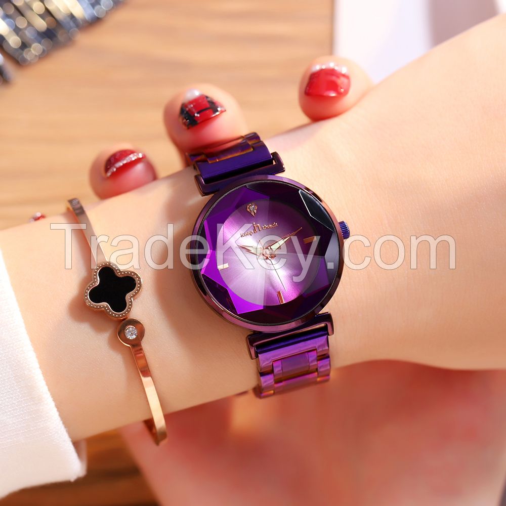 Wholesale Women wristwatches waterproof Starry Sky Watch Quartz OEM Minimalist Watch